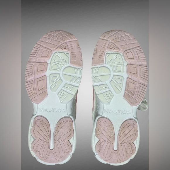 Nautica Big Girls Athletic Sneakers - Chunky Cushion Heel Size 4 - Picture 14 of 16
